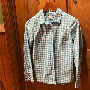 Blue Checkered women’s “the perfect shirt”